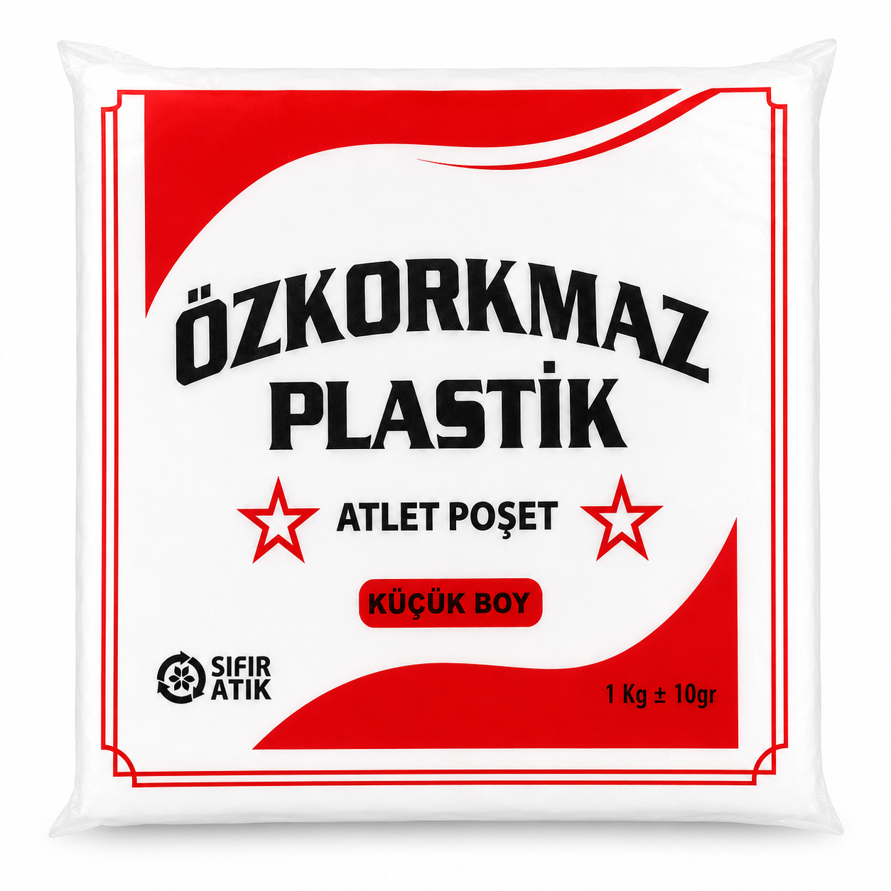 Özkorkmaz Plastik Küçük Boy Ekonomik Atlet Poşet 1 Kg